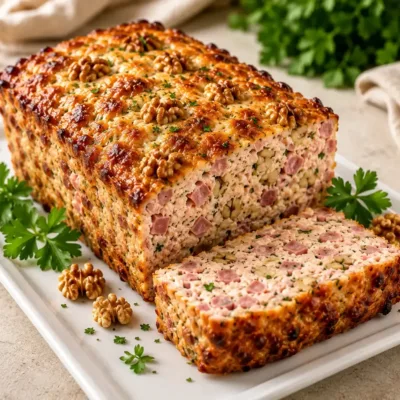 Terrine de Poulet, Jambon et Noix : Recette Facile