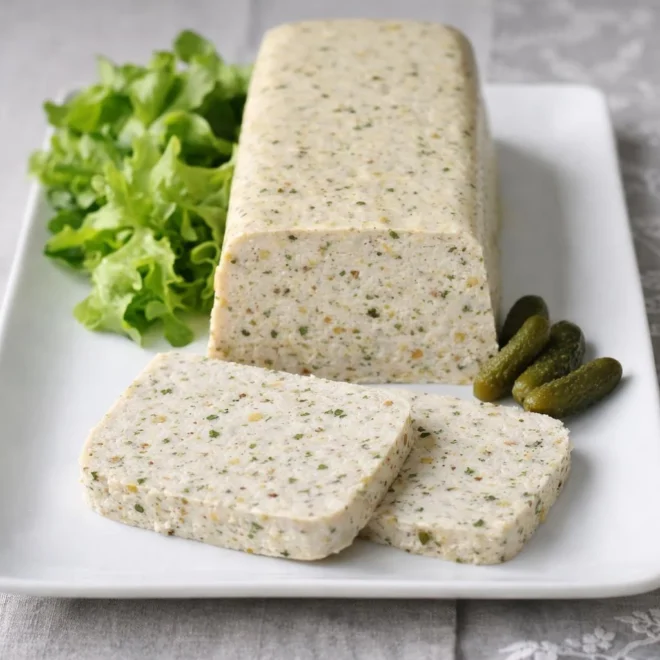Terrine de poulet maison au pistache, noisette & herbes (sans pâte)