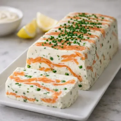 Terrine de saumon au fromage frais sans cuisson