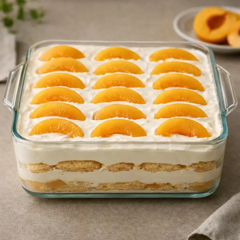 Tiramisu aux abricots : crème mascarpone & boudoir