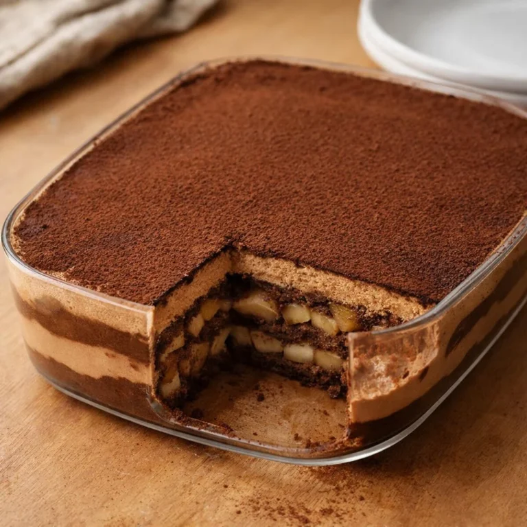 Tiramisu au chocolat et poires : recette mascarpone