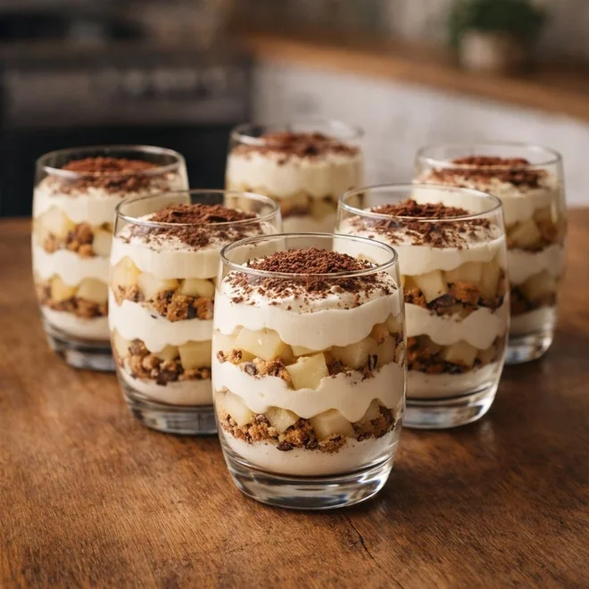 Recette tiramisu poires chocolat aux cookies