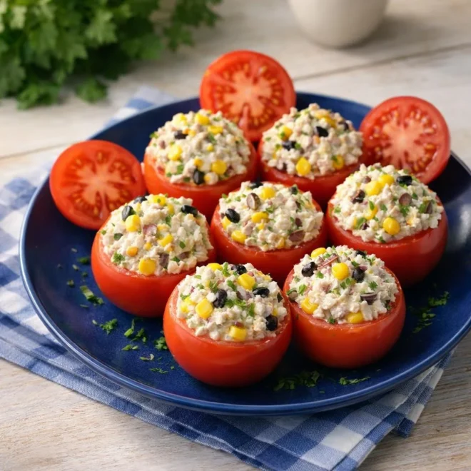 Recette tomates farcies au thon sans cuisson