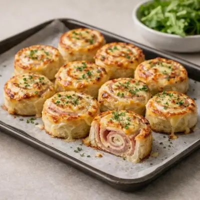 Recette croque-monsieur au pain de mie : mini roulés