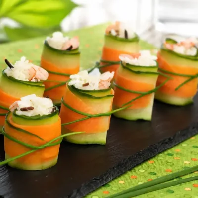 Roulade concombre carotte : la recette fraîche, légère et facile à préparer