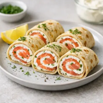 Wrap au saumon fumé et Saint-Môret : recette express
