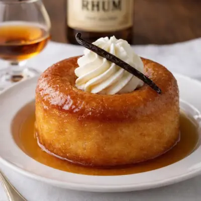 Recette baba au rhum moelleux : sirop ambré