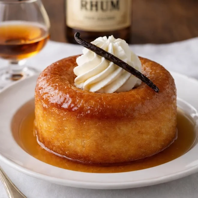 Recette baba au rhum moelleux : sirop ambré