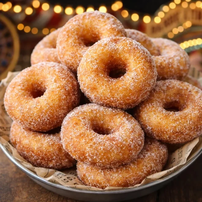 Beignets au sucre façon fête foraine : recette moelleuse