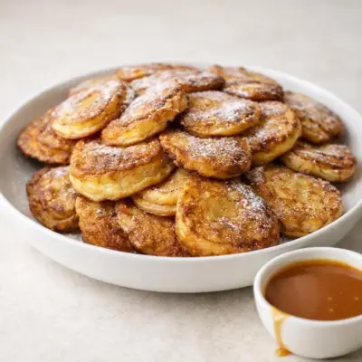 Beignets aux pommes moelleux : cannelle & caramel