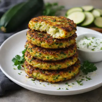 Recette de beignets de courgette croustillants au parmesan