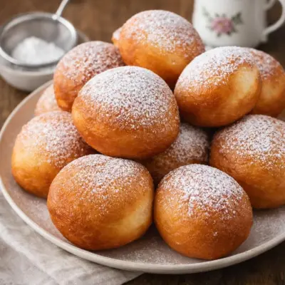 Beignets de grand-mère moelleux et bien gonflés