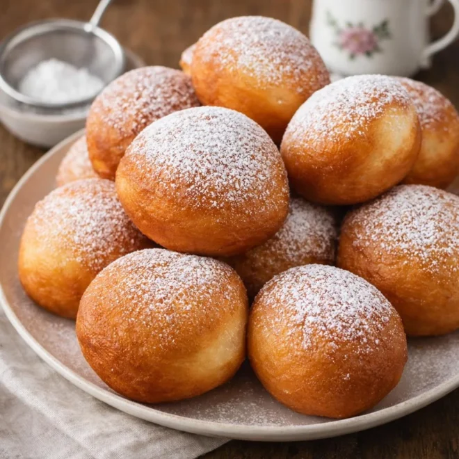 Beignets de grand-mère moelleux et bien gonflés