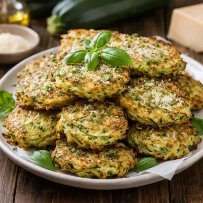 Recette beignets de courgettes au parmesan, légers
