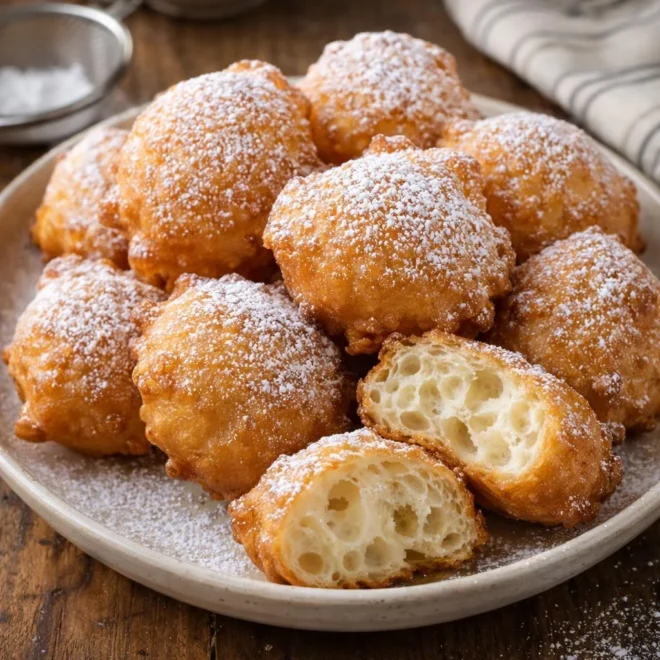 Beignets sans œufs sans beurre : moelleux & dorés