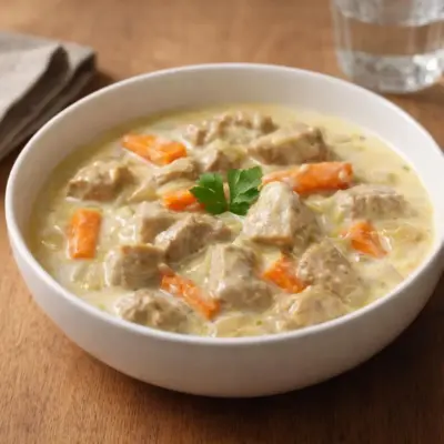 Blanquette de veau à la crème fraîche façon Bocuse