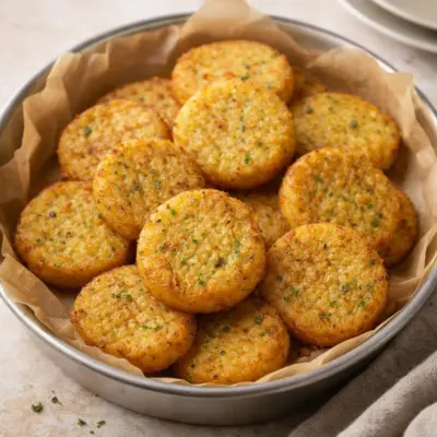 Recette bouchées de pommes de terre crispy à l’ail au four