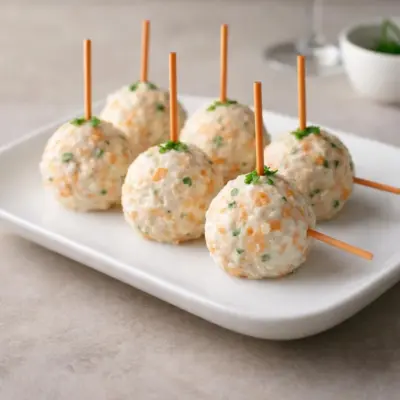 Boulettes apéritives au surimi et fromage frais