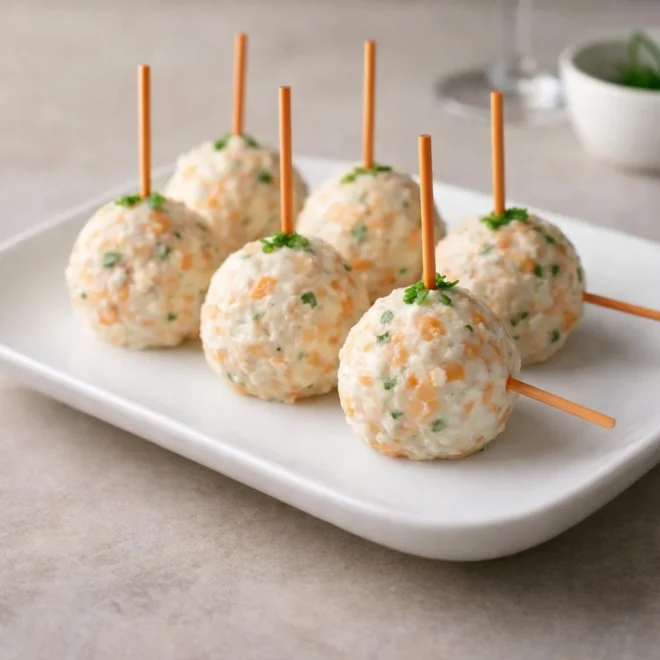 Boulettes apéritives au surimi et fromage frais