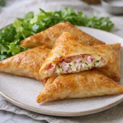Recette de bricks croustillantes au jambon et comté