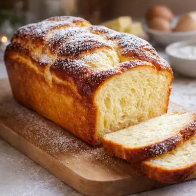 Brioche au yaourt : la recette moelleuse facile