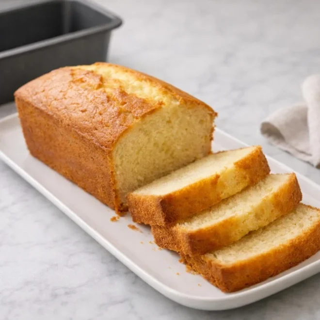 Recette cake moelleux à la vanille, beurre & mie fine