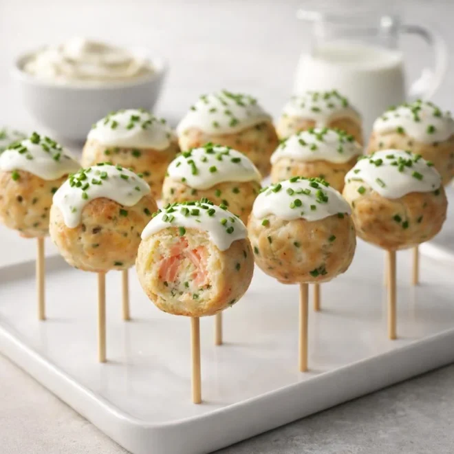 Recette cake pops salés au saumon fumé