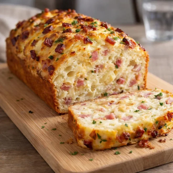 Cake salé lardons comté moelleux (recette facile)