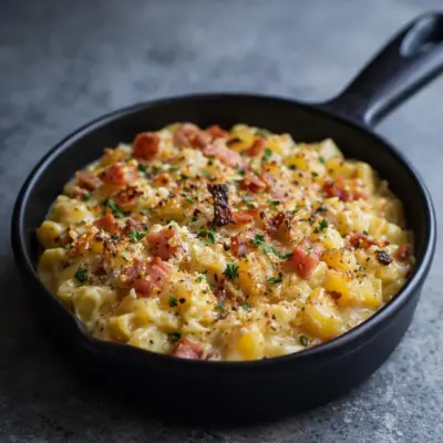 Carbonara de pommes de terre crémeuse au parmesan