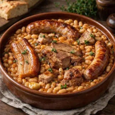 Cassoulet de porc aux haricots blancs : recette
