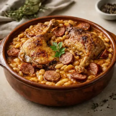 cassoulet toulousain maison aux haricots blancs
