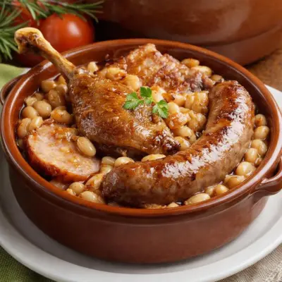 Cassoulet traditionnel de Castelnaudary aux haricots