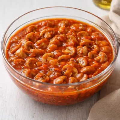 Recette champignons à la grecque : tomates, ail, herbes