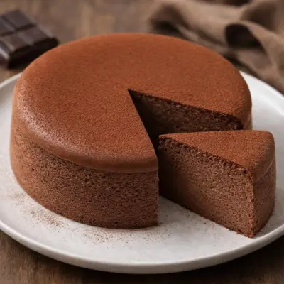 Cheesecake japonais soufflé au chocolat : nuage cacao