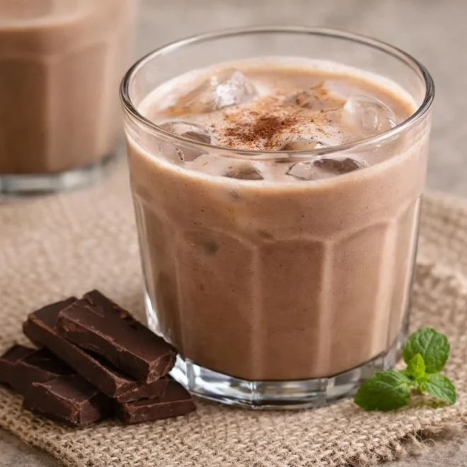 Chocolat horchata maison (lait d’amande-cannelle)
