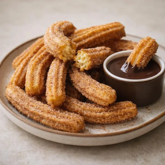 Recette churros sans machine croustillants à la cannelle