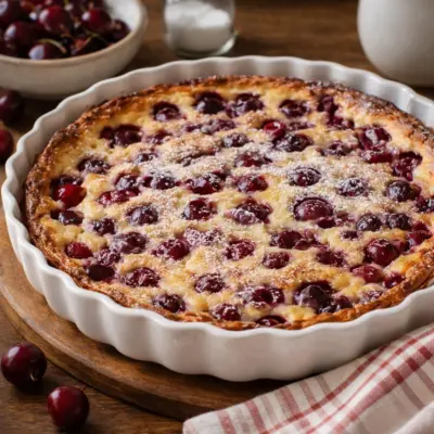 Recette clafoutis aux cerises façon grand-mère