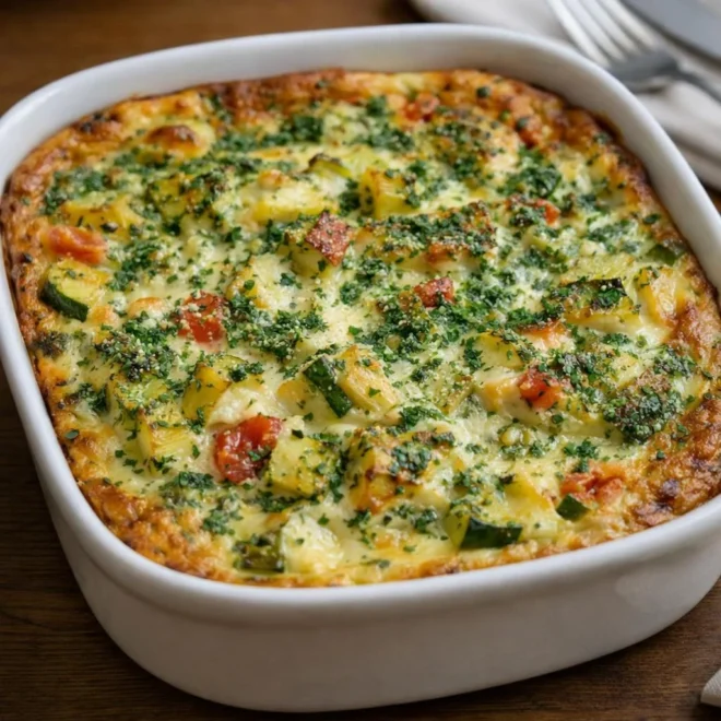 Clafoutis chèvre frais courgettes tomates : recette