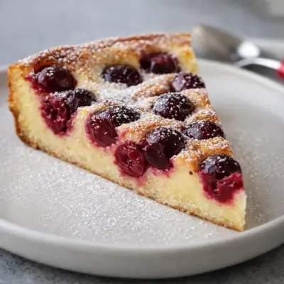Clafoutis traditionnel aux cerises : moelleux & facile