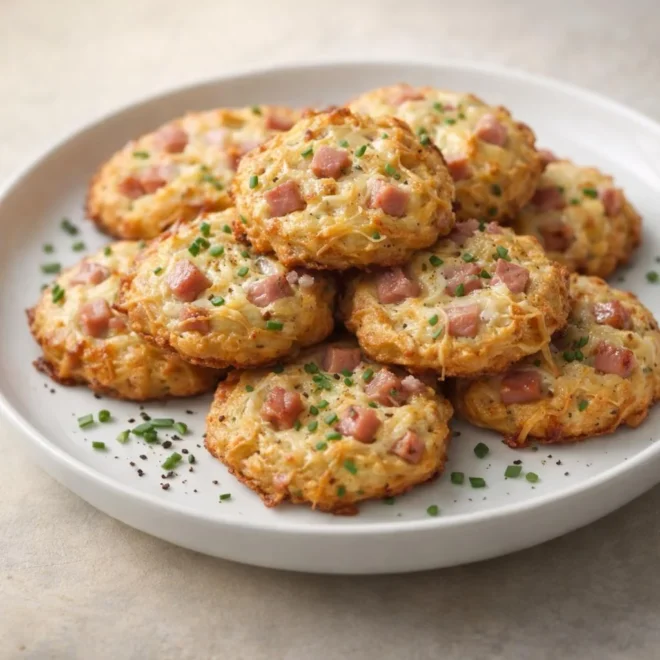 Recette cookies salés parmesan jambon crousti-moelleux