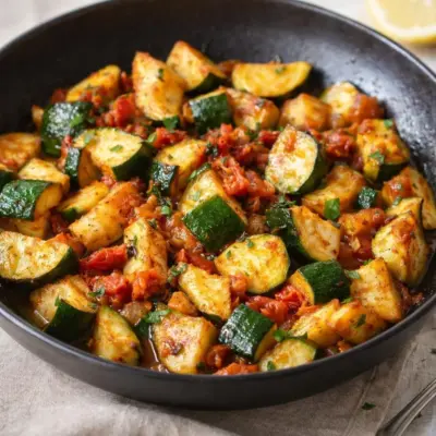 Recette de courgettes sautées à l’ail et au paprika