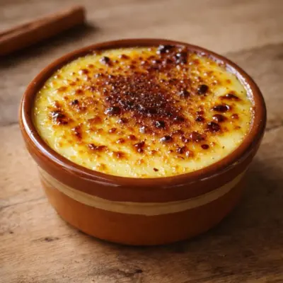 Recette crème catalane : cannelle, citron & croûte