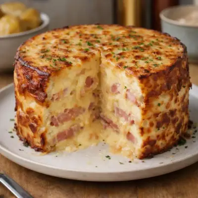 Recette croque cake à la raclette, cœur coulant