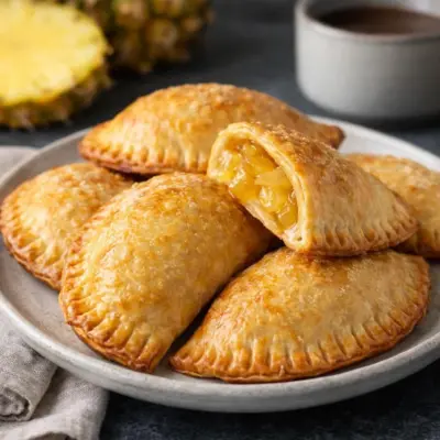 Recette empanadas à l’ananas dorées et tendres