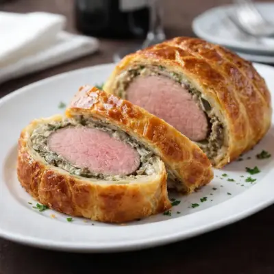 Faux filet en croûte feuilletée aux cèpes : tendre & doré