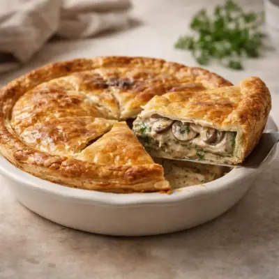 Pâtes crémeuses aux champignons et parmesan (rapide)