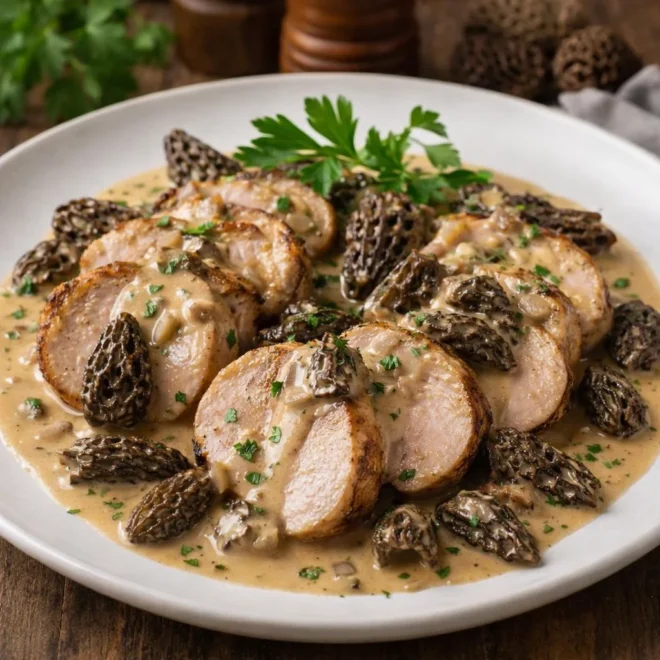 Filet mignon aux morilles sauce crémeuse : recette