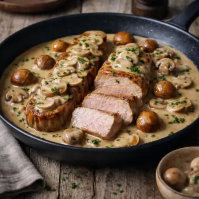 Recette filet mignon aux champignons à la crème