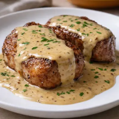 Filet mignon de porc sauce miel moutarde