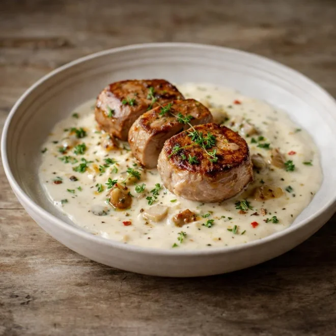 Recette filet mignon de porc au Boursin (tendre)
